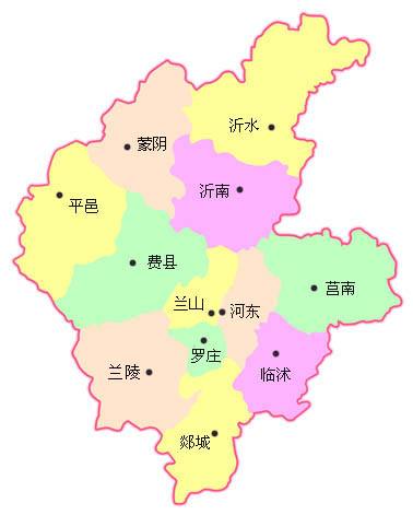 东莞到临沂市货运地图